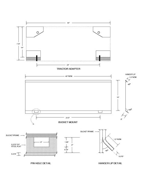 skid steer quick attach dimensions|universal skid steer quick hitch.